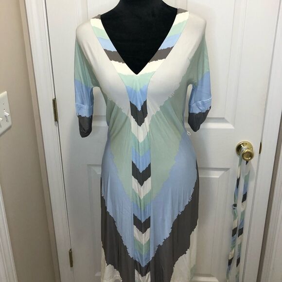 BCBG MAXAZRIA 3/4 sleeve midi dress size small - Picture 9 of 11